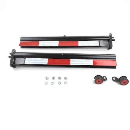 Fleet Engineers Bracket, Mudflap, Aftermarket, Std Fb-27 Spring Loaded W/ Reflective Tape On Flange 033-05190